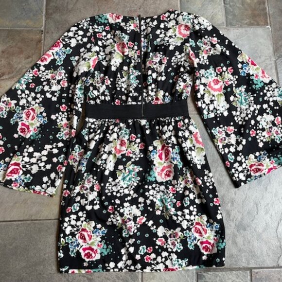 Fire Los Angeles Multi-Colored Beautiful Summer Floral Dress Women's Size Medium - Picture 7 of 8